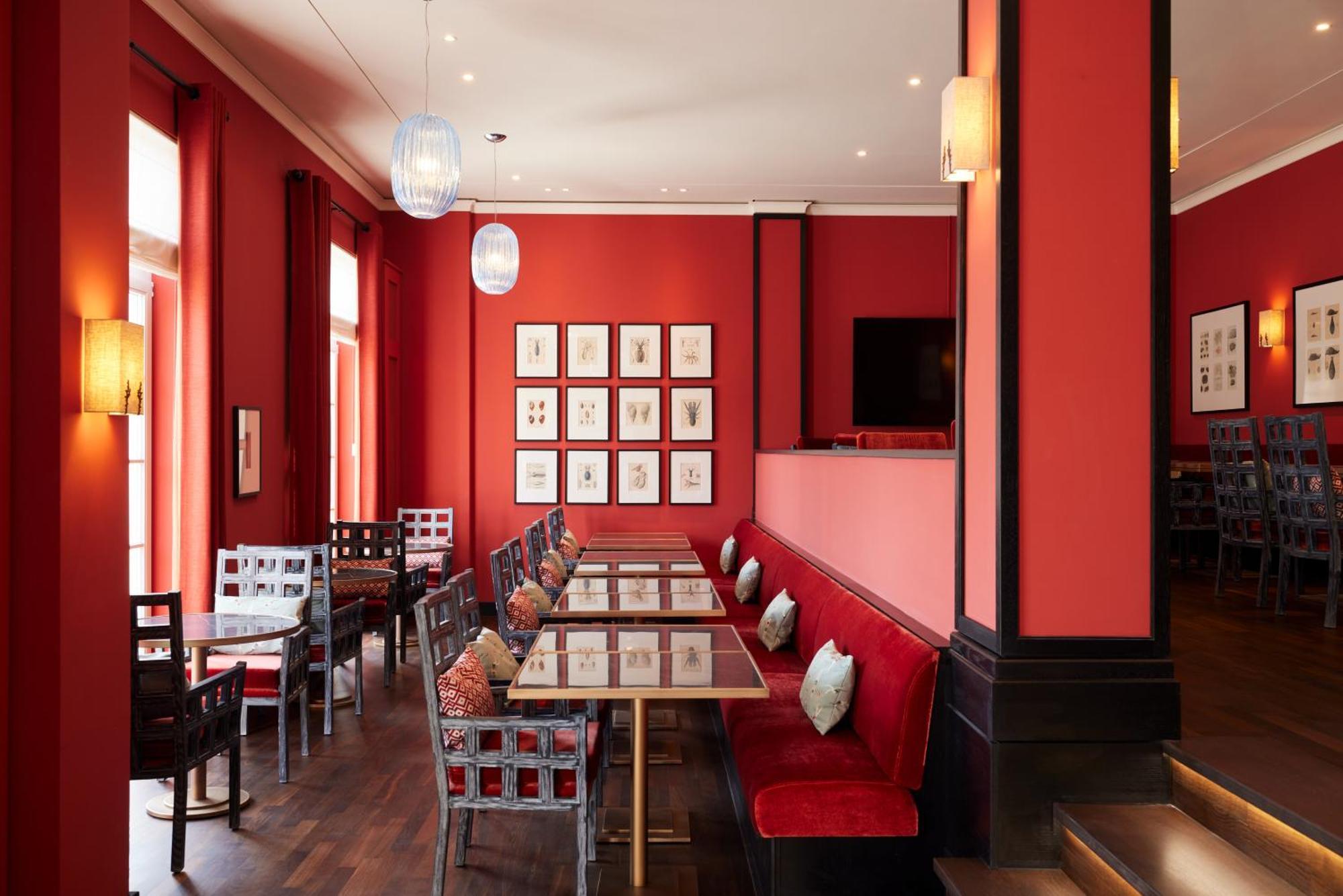 Strandhotel Цингст Екстер'єр фото The interior of the restaurant